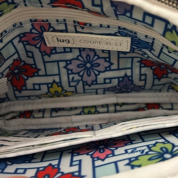 BNWT LUG Coupe XL Love Satin Luxe (white) + Metro XL Pouch (blue moon) - Picture 3 of 3